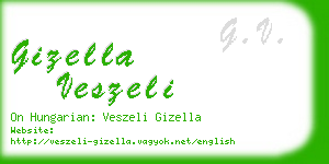 gizella veszeli business card